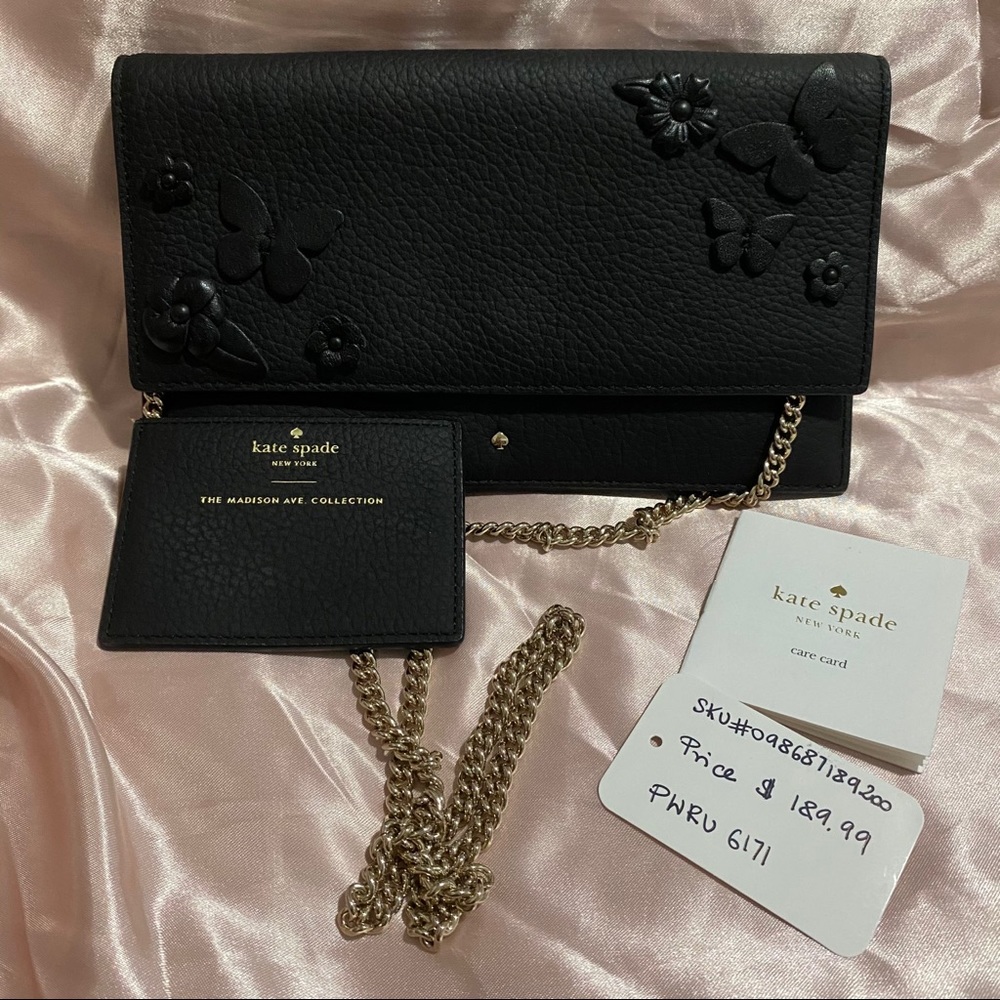 Black Kate Spade clutch